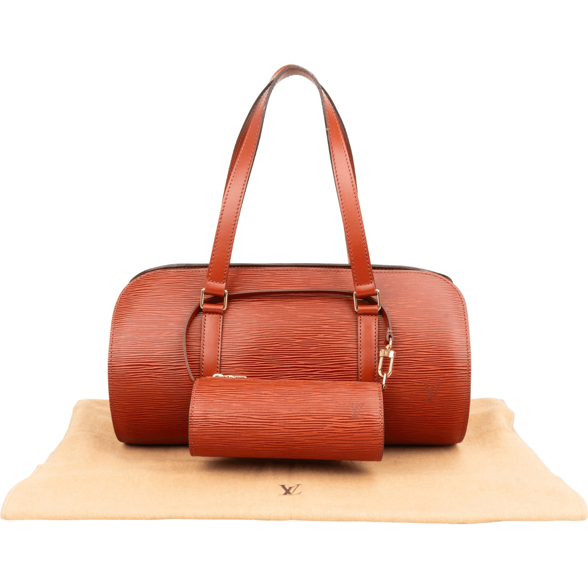 Louis Vuitton Cognac Epi Set