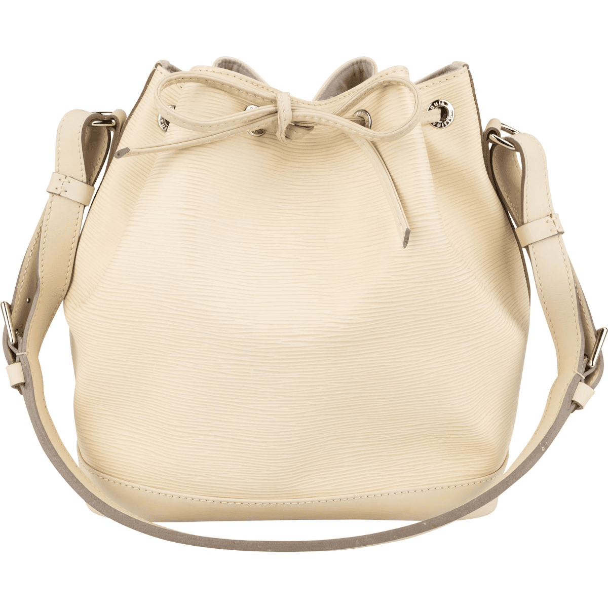 Louis Vuitton Vanilla Epi NM Sac Noé Petit — fotografie 9