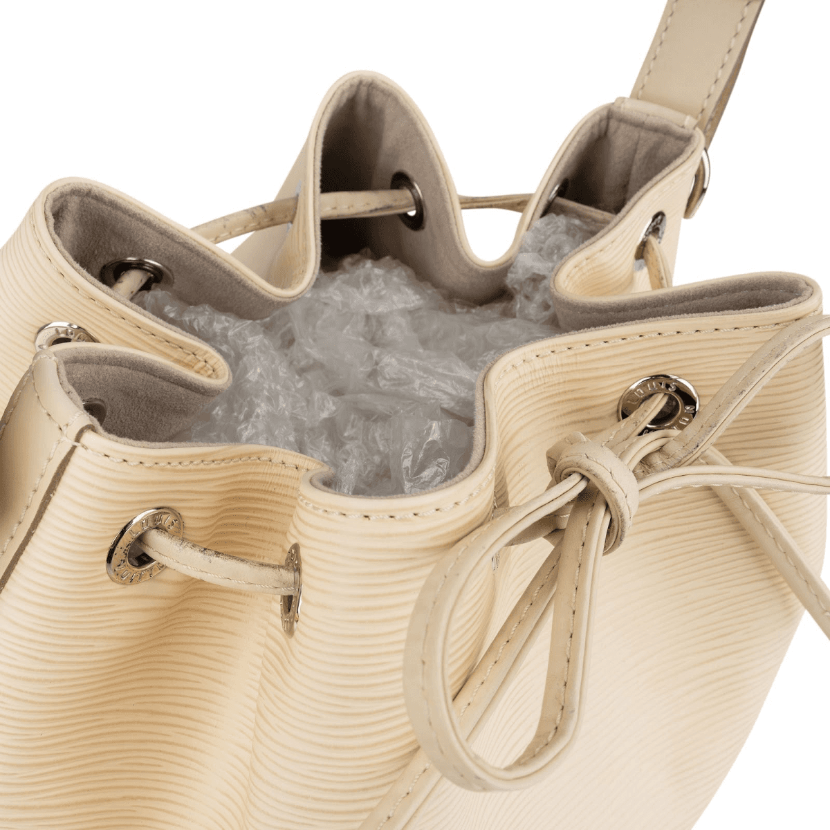 Louis Vuitton Vanilla Epi NM Sac Noé Petit — fotografie 6